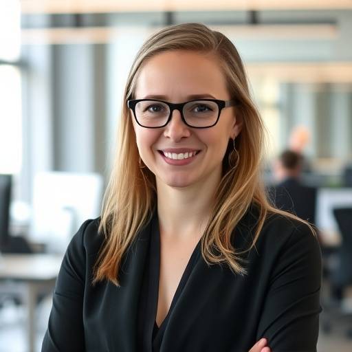 Portretfoto van Clara Bakker, Senior Grafisch Ontwerper